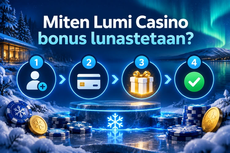 Miten Lumi Casino bonus lunastetaan?