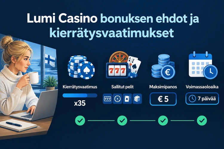 Lumi Casino bonus code - tarvitaanko bonuskoodia?