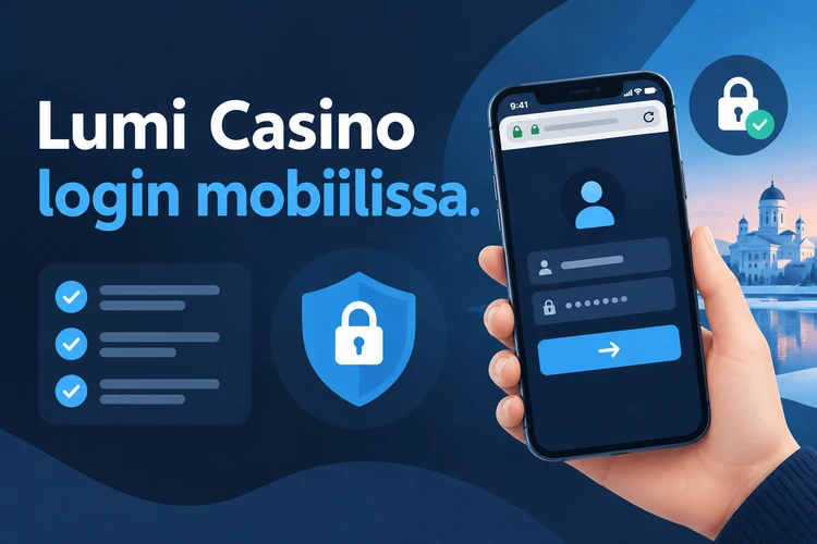 Lumi Casino login mobiilissa
